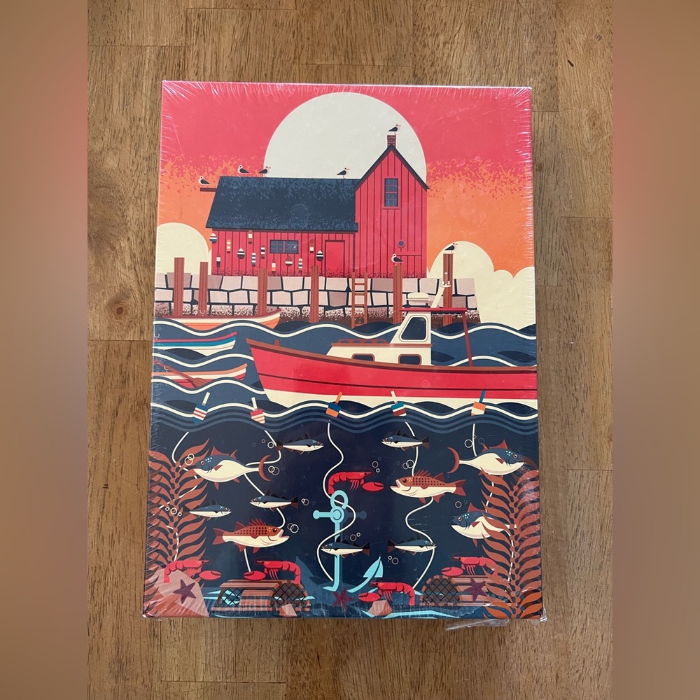 NWT Nautical Geometric Puzzle by Lantern Press